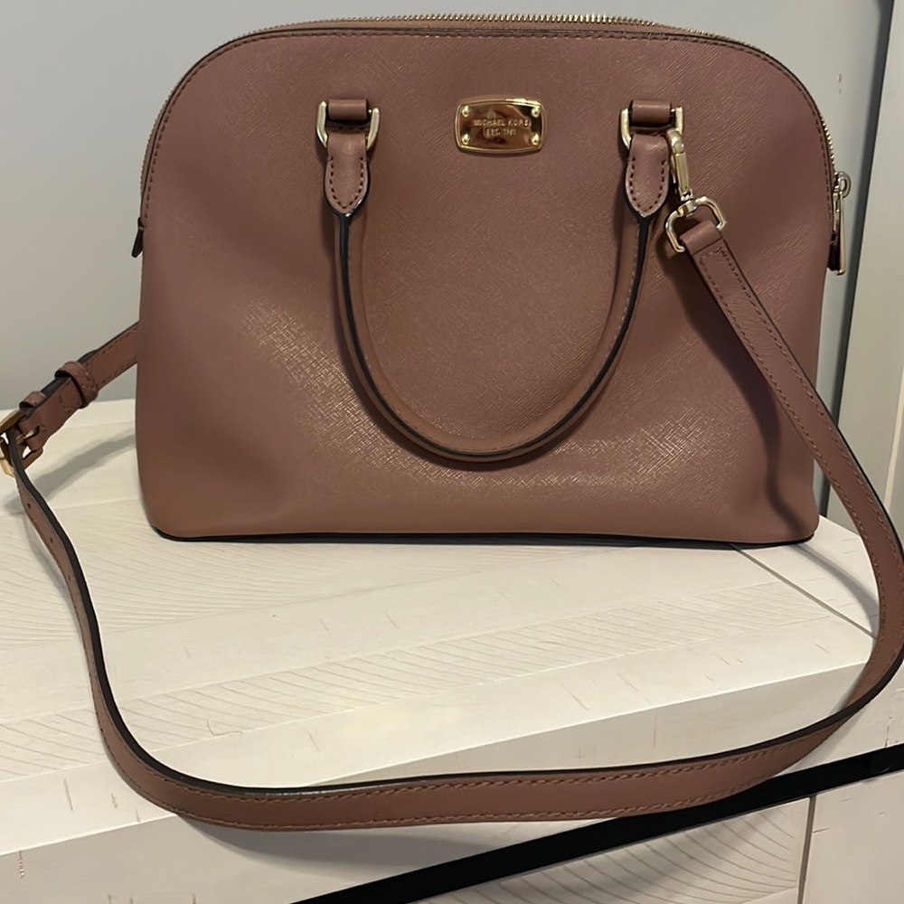 Michael Kors Mauve/Dusty Rose Dome Satchel